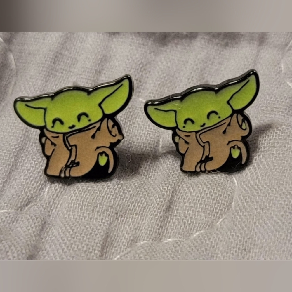 Baby Yoda Earings New
